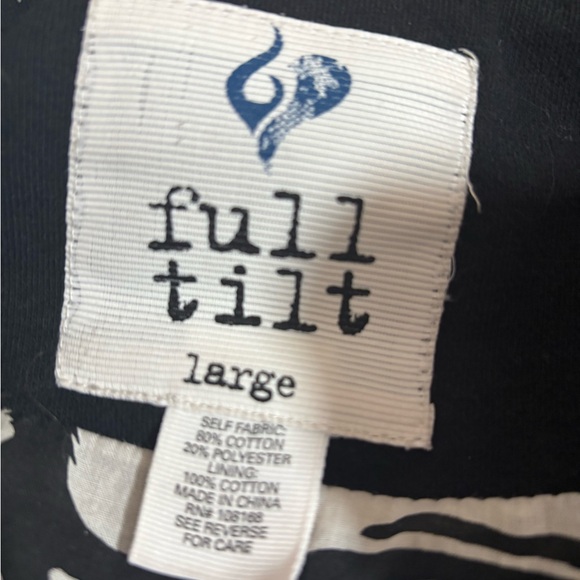 Full Tilt black vintage Y2K toggle button jacket size large - Picture 7 of 7